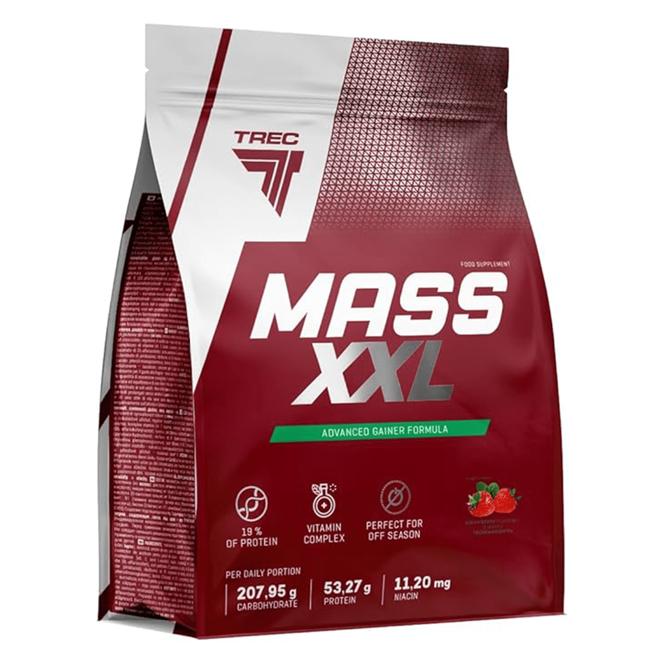 Massilisaja TREC Mass XXL, 1000g, Strawberry