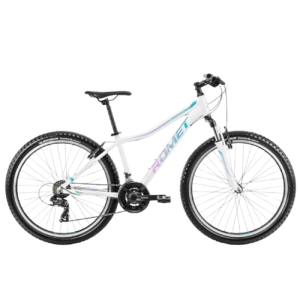 Noorte jalgratas ROMET Jolene 6.1, 26" valge-roheline-lilla (L)