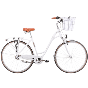 Jalgratas ROMET Art Deco Eco, 28" esikorviga, valge (L)