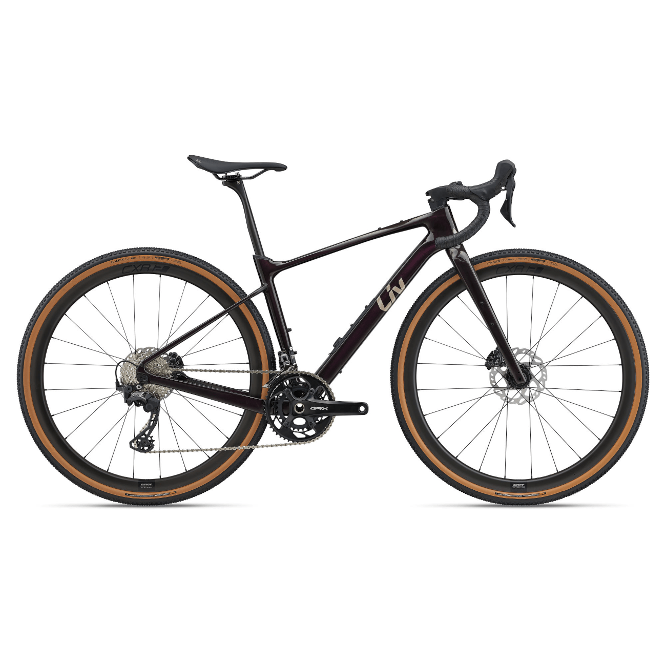 Naiste gravel jalgratas LIV Devote Advanced 0 (2025) Tiger Red (S)