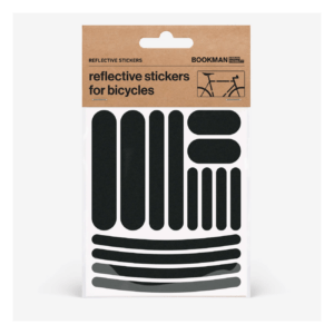 Helkurkleepsud jalgrattale BOOKMAN Reflective Stickers for Bicycles, Black Strips