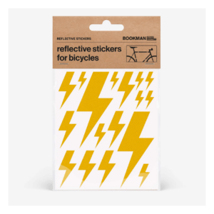 Helkurkleepsud jalgrattale BOOKMAN Reflective Stickers for Bicycles, Flash Yellow