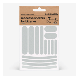 Helkurkleepsud jalgrattale BOOKMAN Reflective Stickers for Bicycles, White Strips