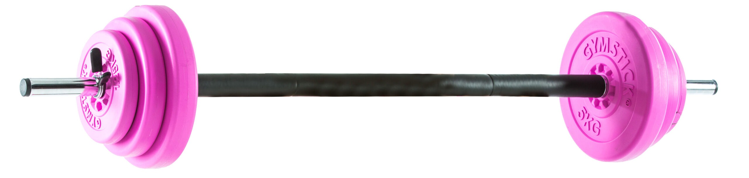 Tõstekangikomplekt GYMSTICK Pump Set 20 kg roosa