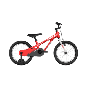 Ülikerge laste jalgratas TABOU Rocket Lite MG, 16" punane-valge