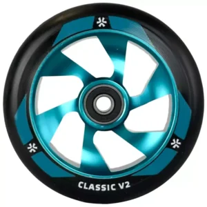 Ratas tõukerattale UNION Classic V2 Pro Scooter Wheel 110mm, black/polished teal