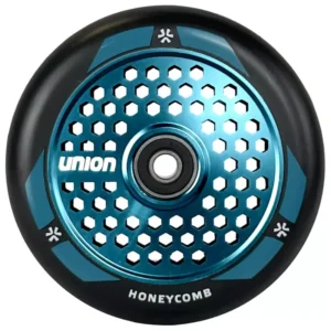 Ratas tõukerattale UNION Honeycomb Pro Scooter Wheel 110mm, must/polished teal