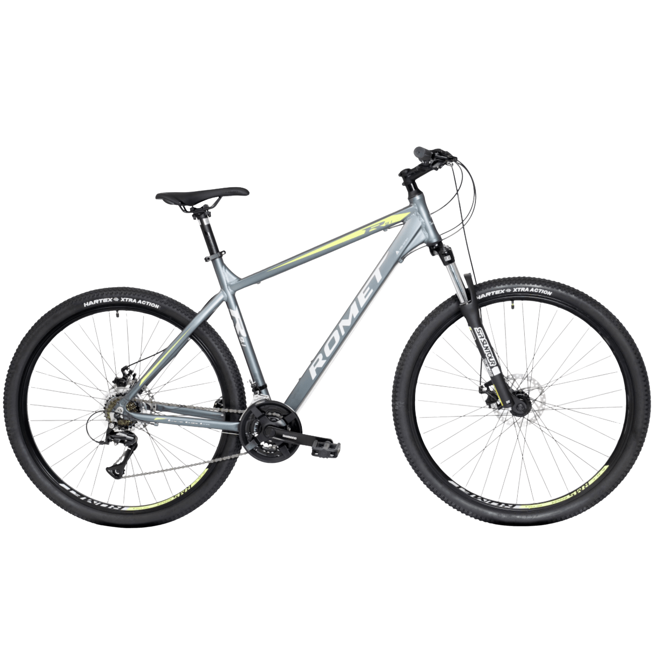 Jalgratas ROMET Rambler R9.1, 29" hall-roheline (XL)