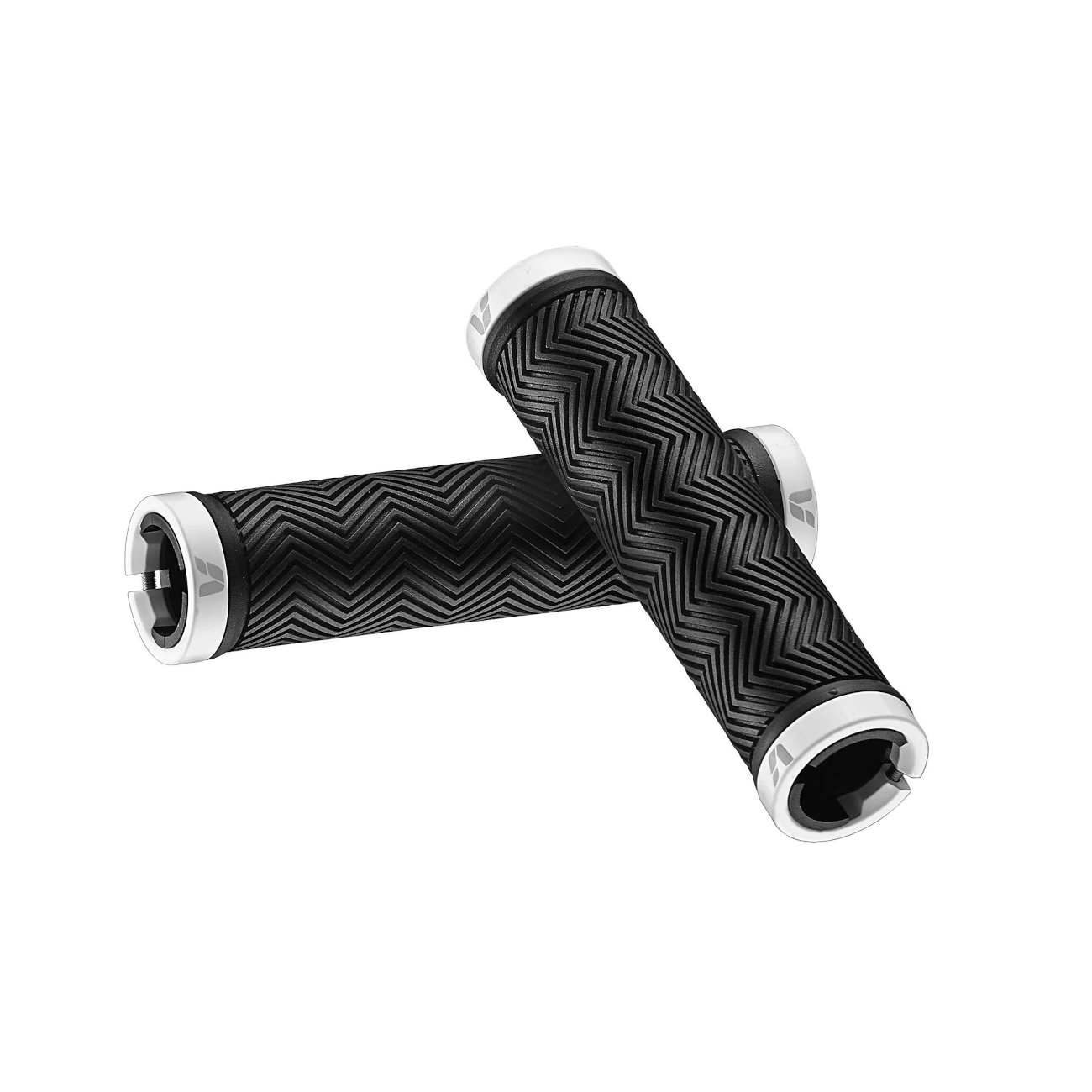 Käepidemed LIV Sole-O Double Lock-On Grip, Black/White