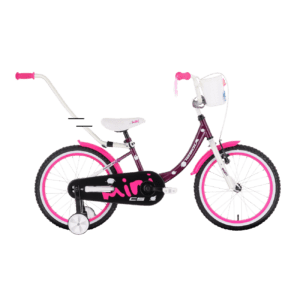 Laste jalgratas TABOU Miss CS, 14" lilla-valge
