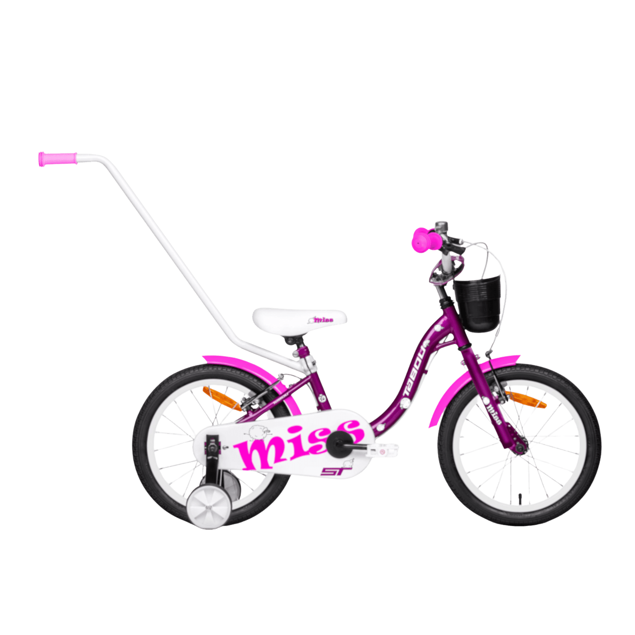 Laste jalgratas TABOU Miss ST, 12" lilla-valge