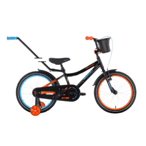 Laste jalgratas TABOU Rocket CS ALU, 20" must-oranž