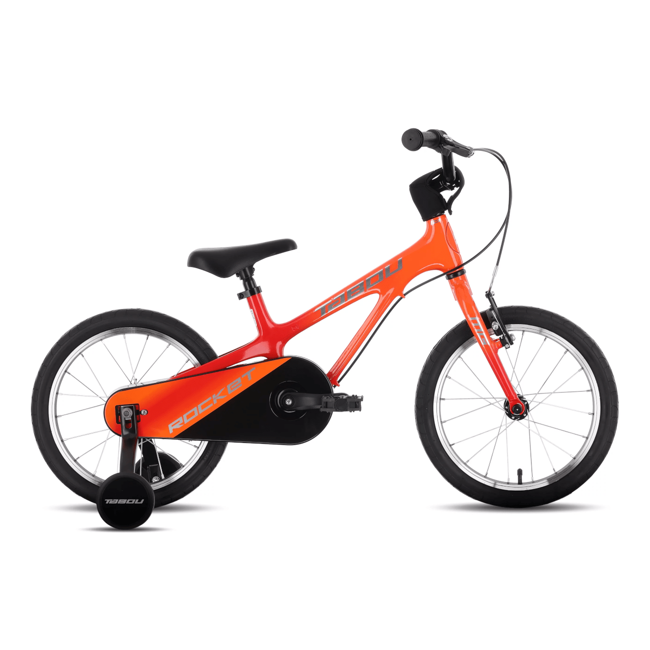 Ülikerge laste jalgratas TABOU Rocket MG, 16" punane-oranž
