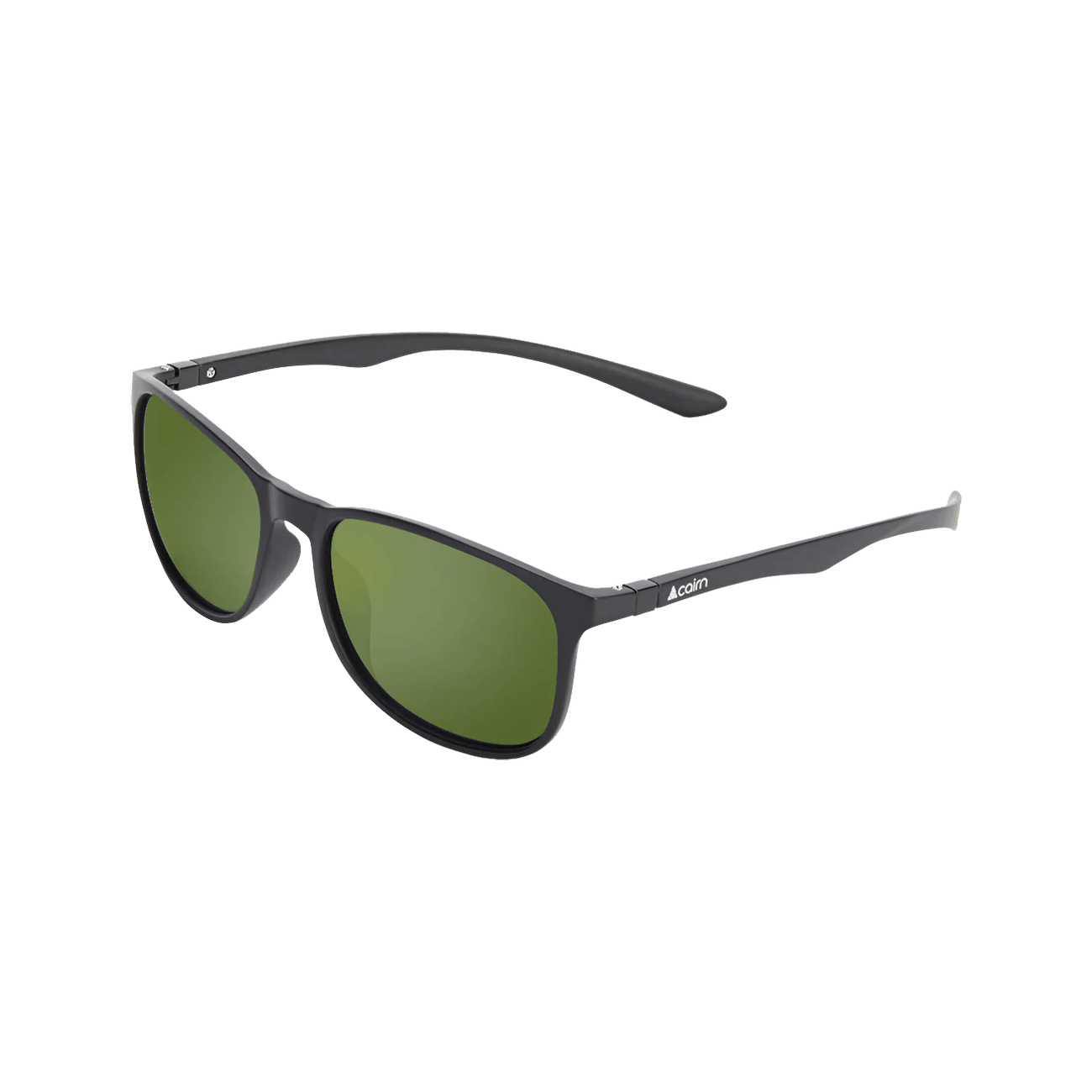 Päikeseprillid CAIRN Stan, Matte Black Green