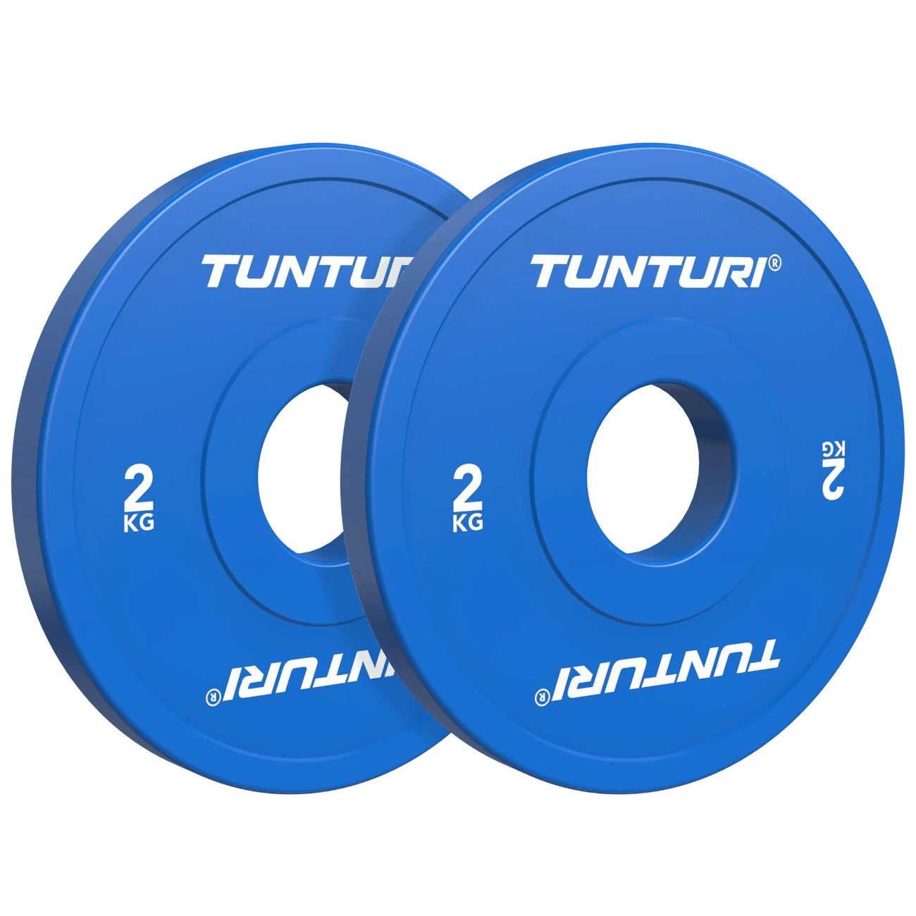 Raskuskettad TUNTURI Platinum Fractional Plates, Blue, 50mm, 2 x 2 kg