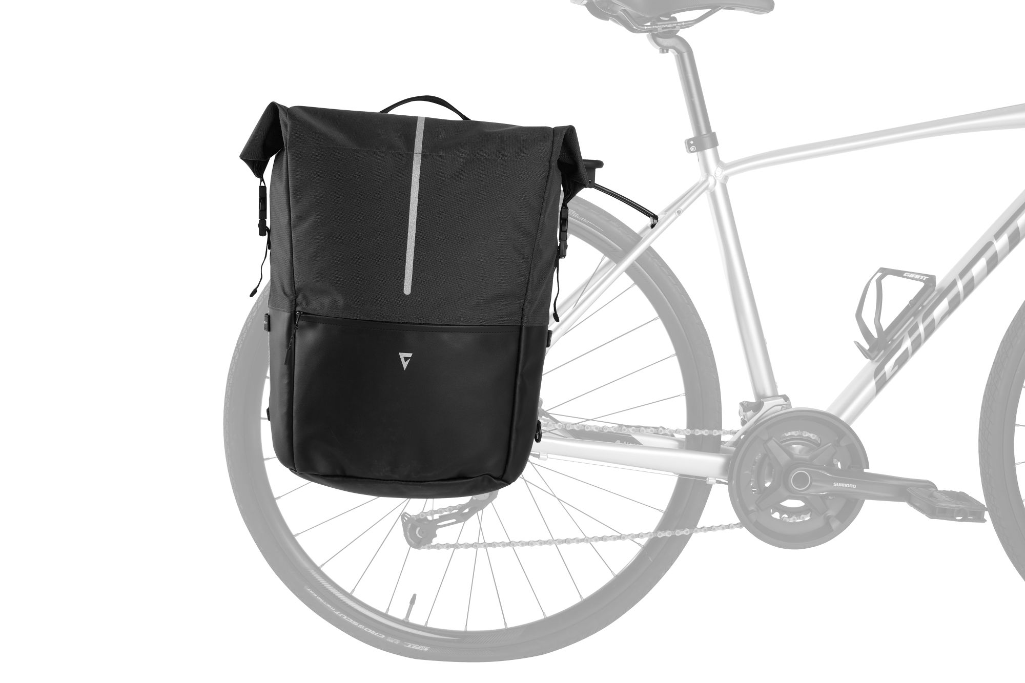 Pakiraamikott/seljakott GIANT Transporter Versa G-2 Pannier Bag, Black - Pilt 7
