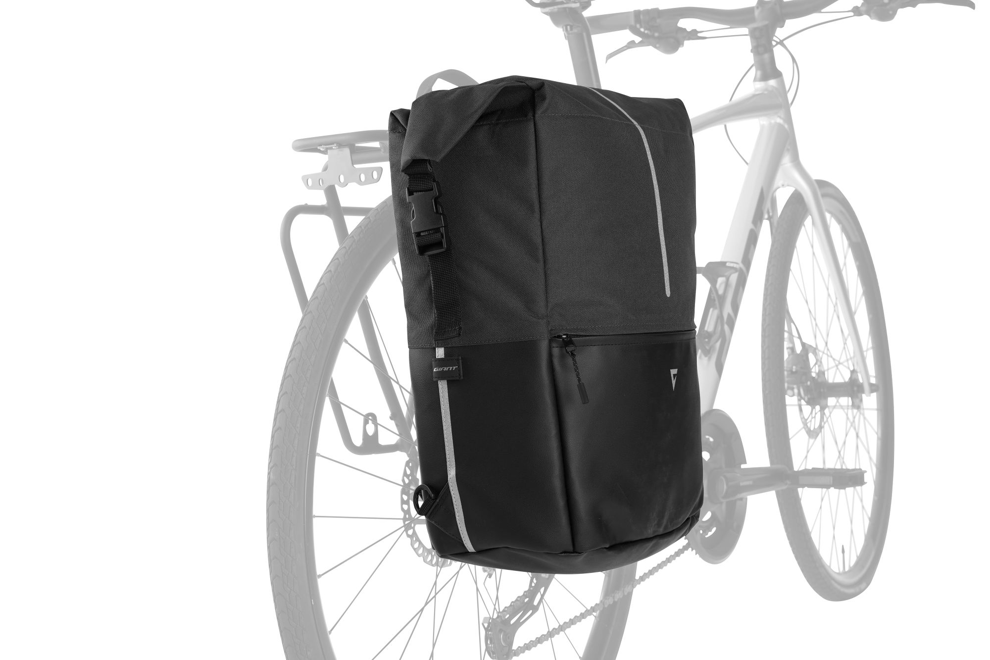 Pakiraamikott/seljakott GIANT Transporter Versa G-2 Pannier Bag, Black - Pilt 8
