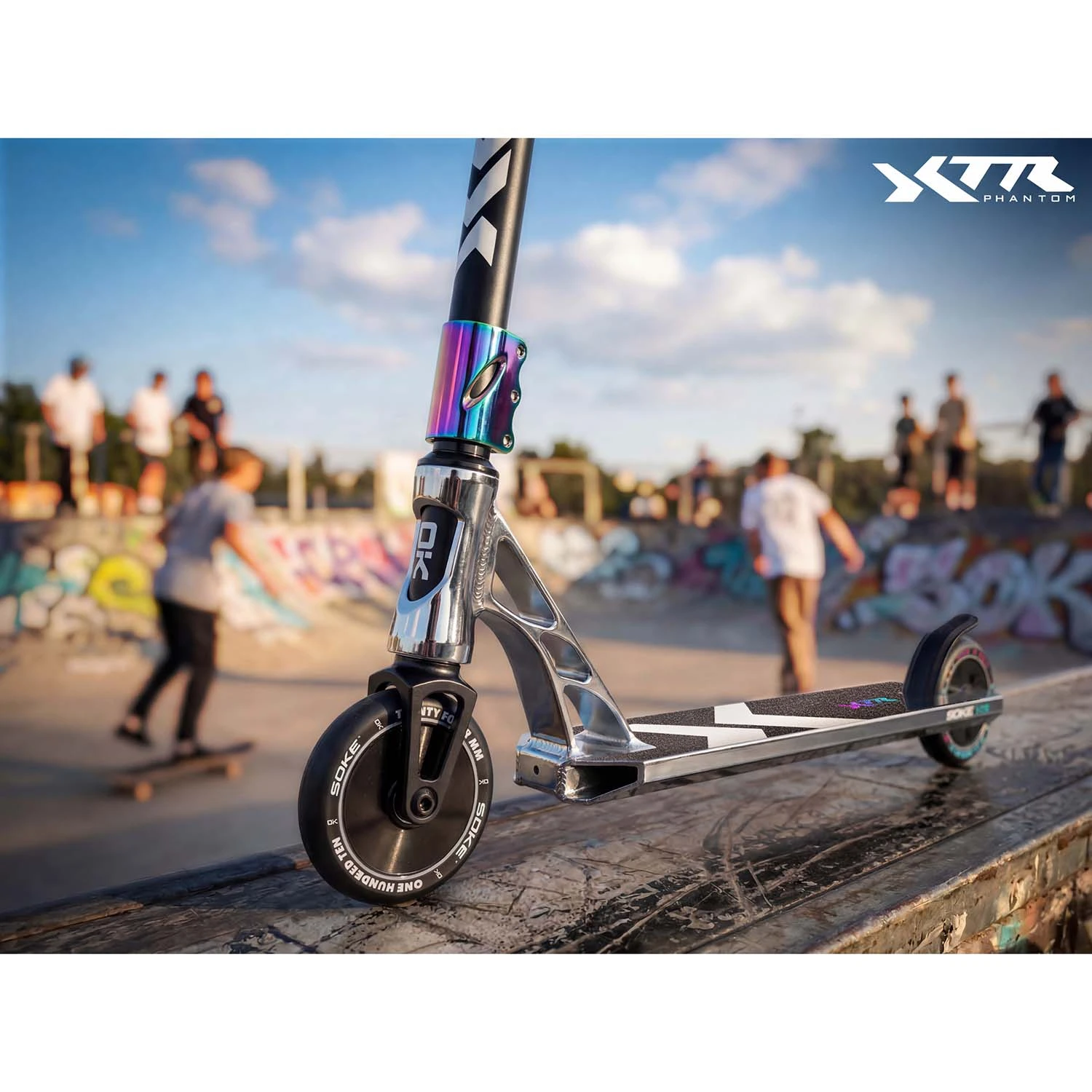 Trikitõukeratas SOKE XTR, hõbe-must - Pilt 2