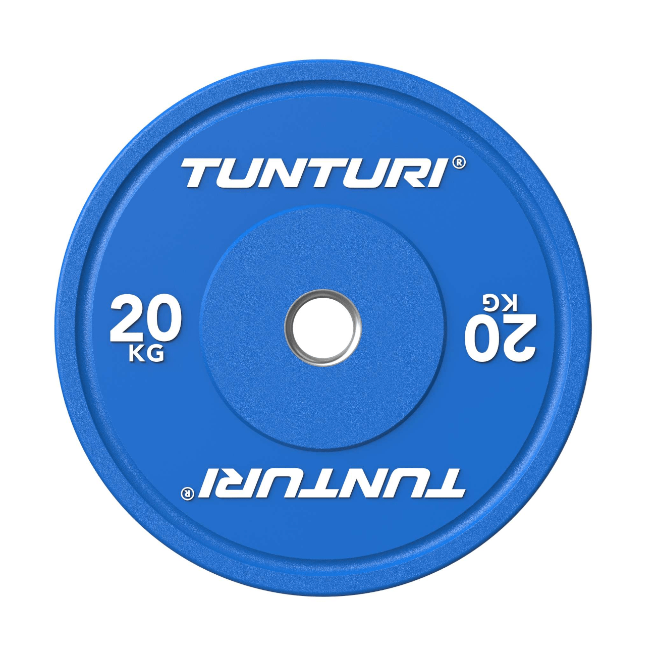 Raskusketas TUNTURI Platinum Bumper Plate, sinine, 50mm, 20 kg