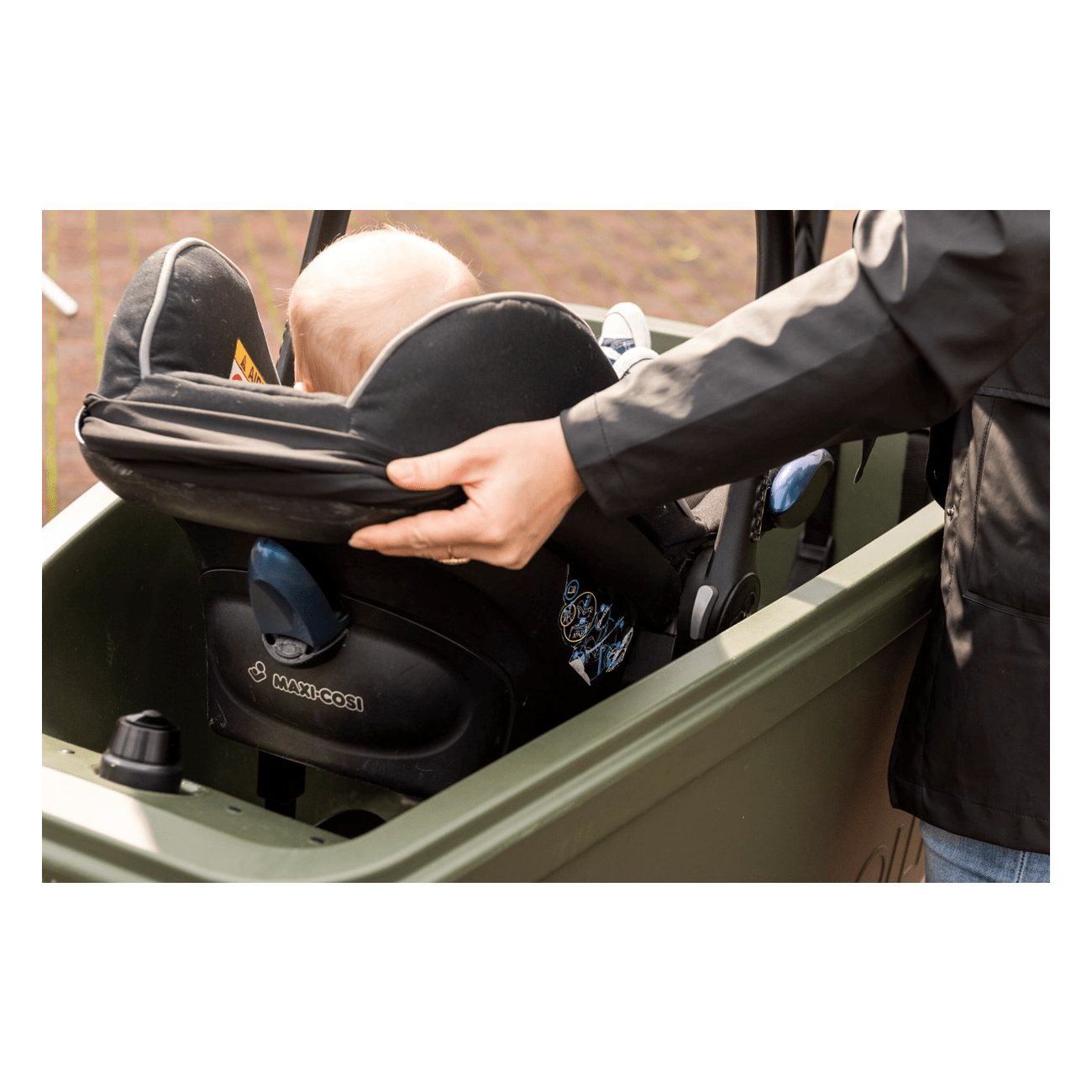 Mini Mee turvahälli adapterid CARGOBIKE of Sweden