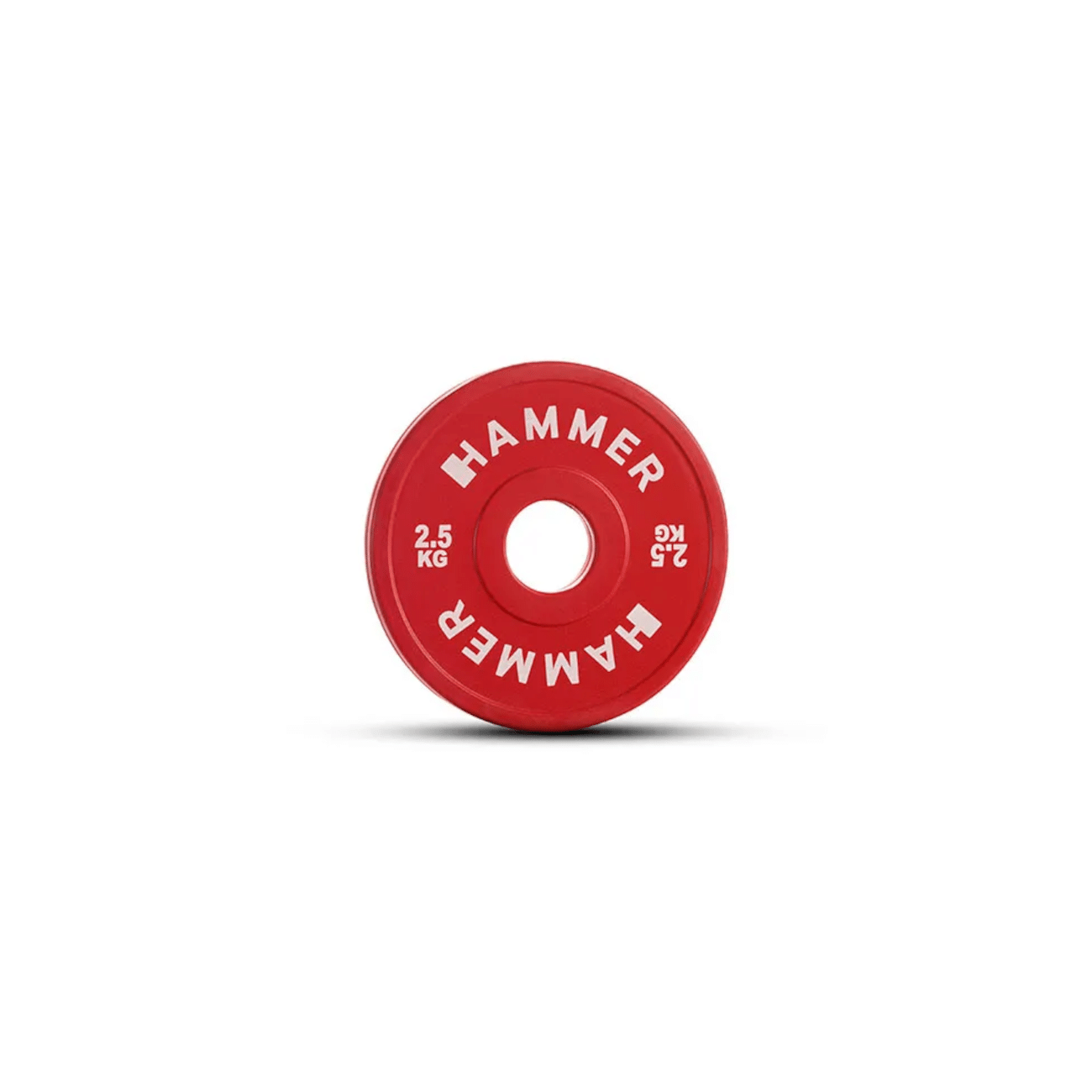 Raskusketas HAMMER Bumper Plate, Red, 50mm, 2,5 kg