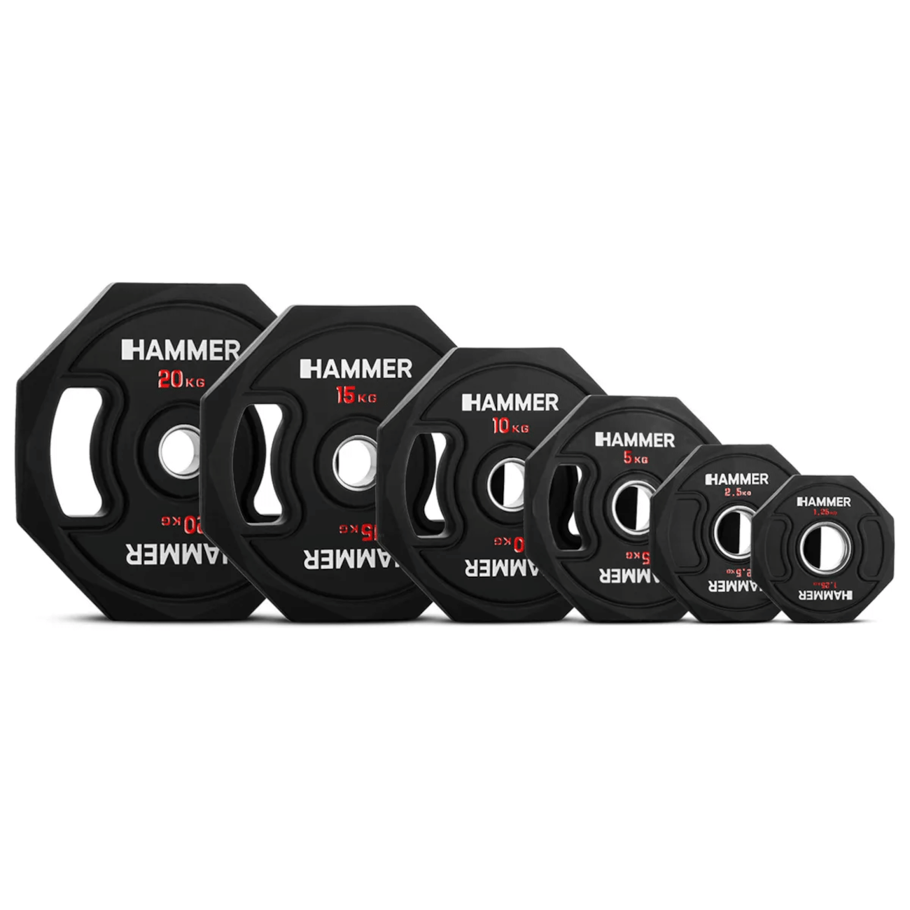 Raskusketas HAMMER Octagon Weight Disc, 50mm, 10 kg