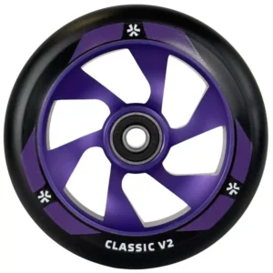 Ratas tõukerattale UNION Classic V2 Pro Scooter Wheel 110mm, black/purple