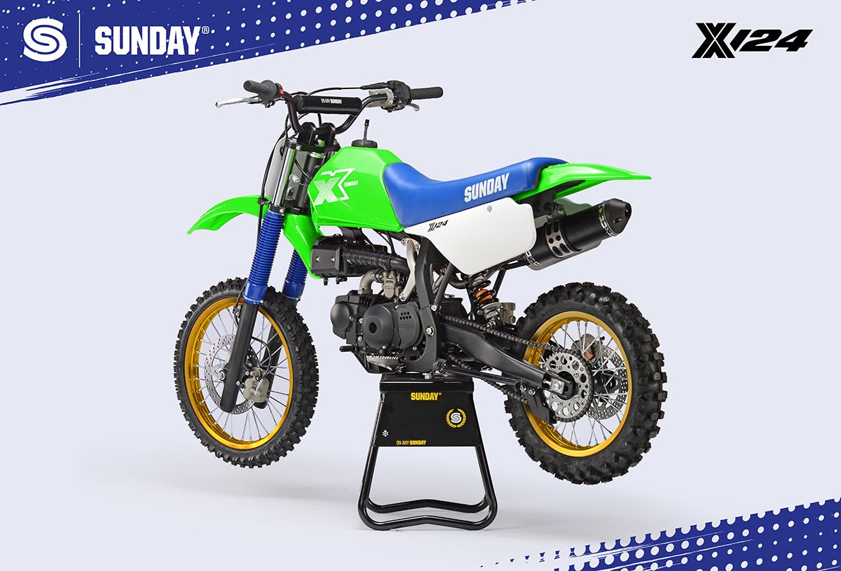 Pitbike YCF Sunday X 124 – roheline 2026 - Pilt 2