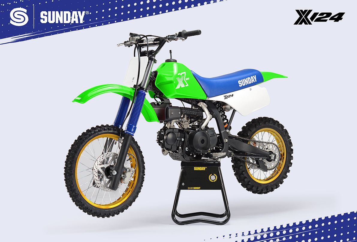 Pitbike YCF Sunday X 124 – roheline 2026 - Pilt 3