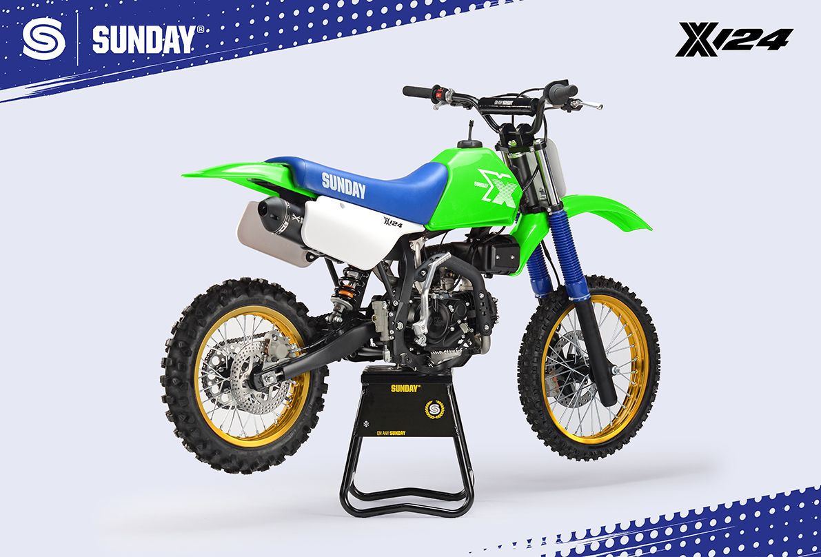 Pitbike YCF Sunday X 124 – roheline 2026 - Pilt 5