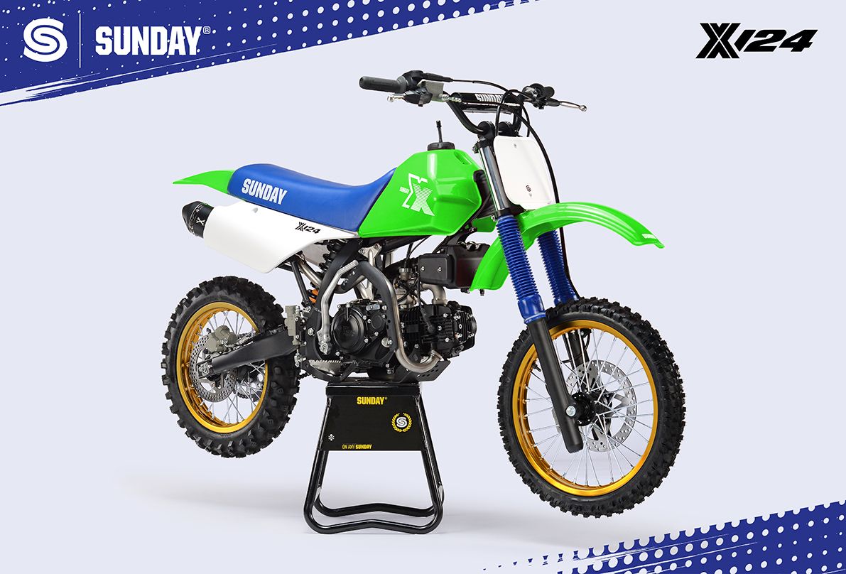Pitbike YCF Sunday X 124 – roheline 2026