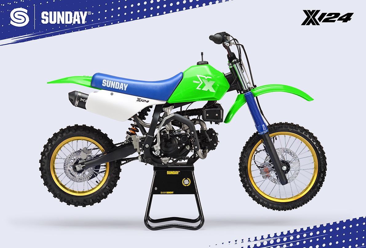 Pitbike YCF Sunday X 124 – roheline 2026 - Pilt 6
