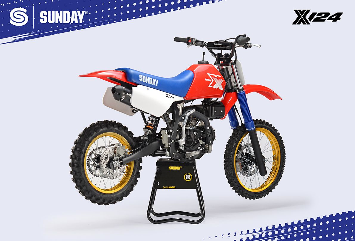 Pitbike YCF Sunday X 124 - punane 2026 - Pilt 5