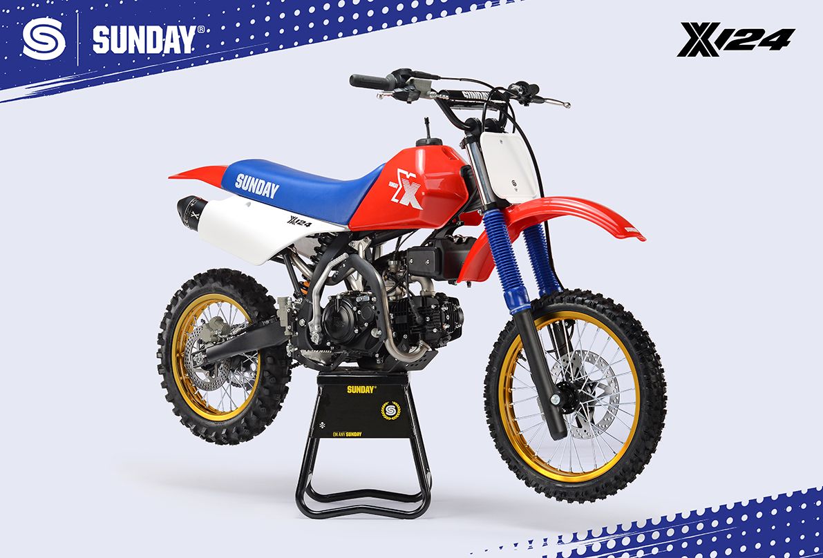 Pitbike YCF Sunday X 124 - punane 2026