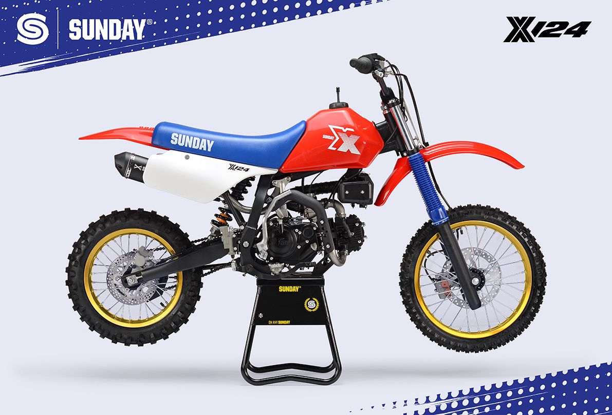 Pitbike YCF Sunday X 124 - punane 2026 - Pilt 6