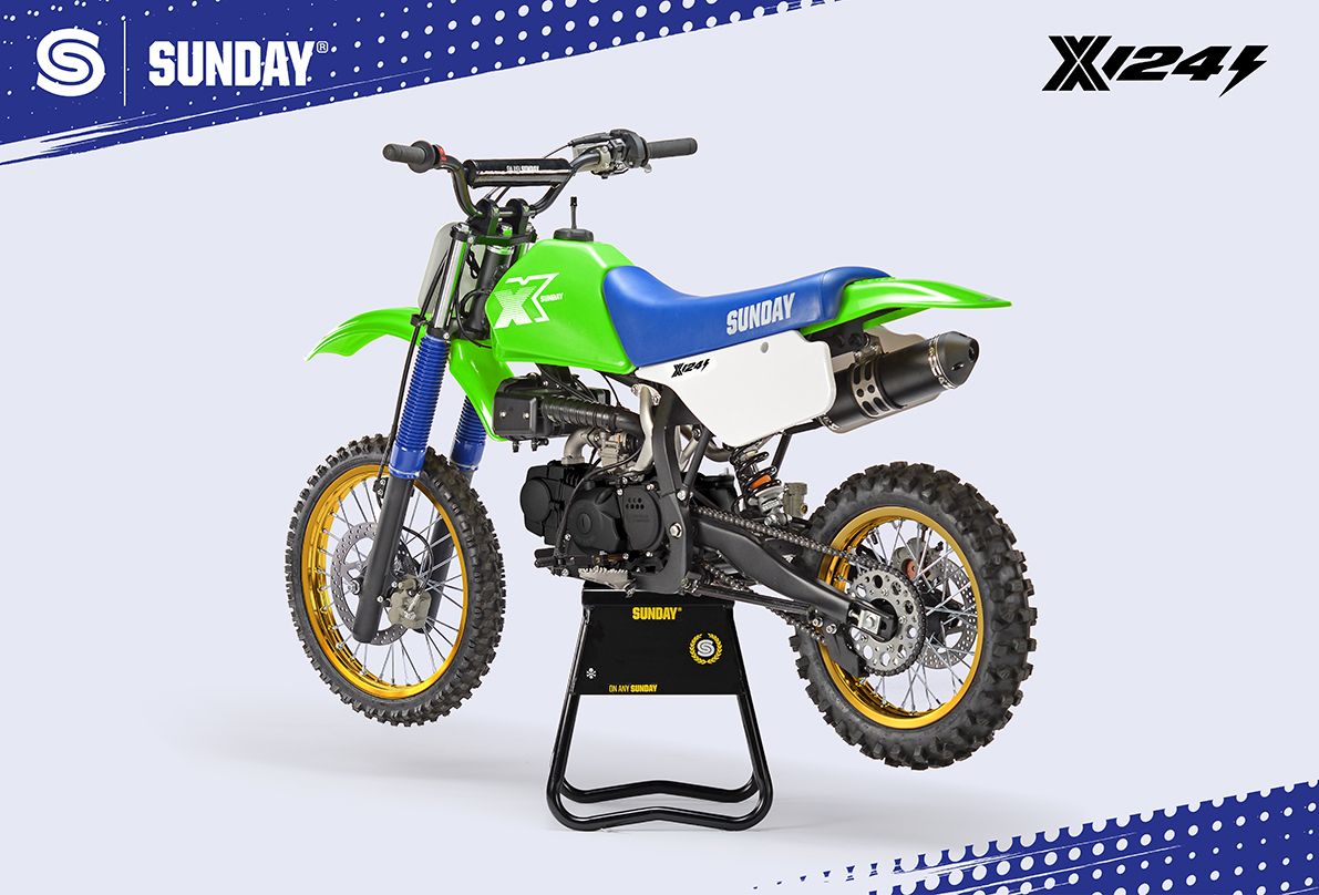 Pitbike YCF Sunday X 124SE – roheline 2026 - Pilt 2