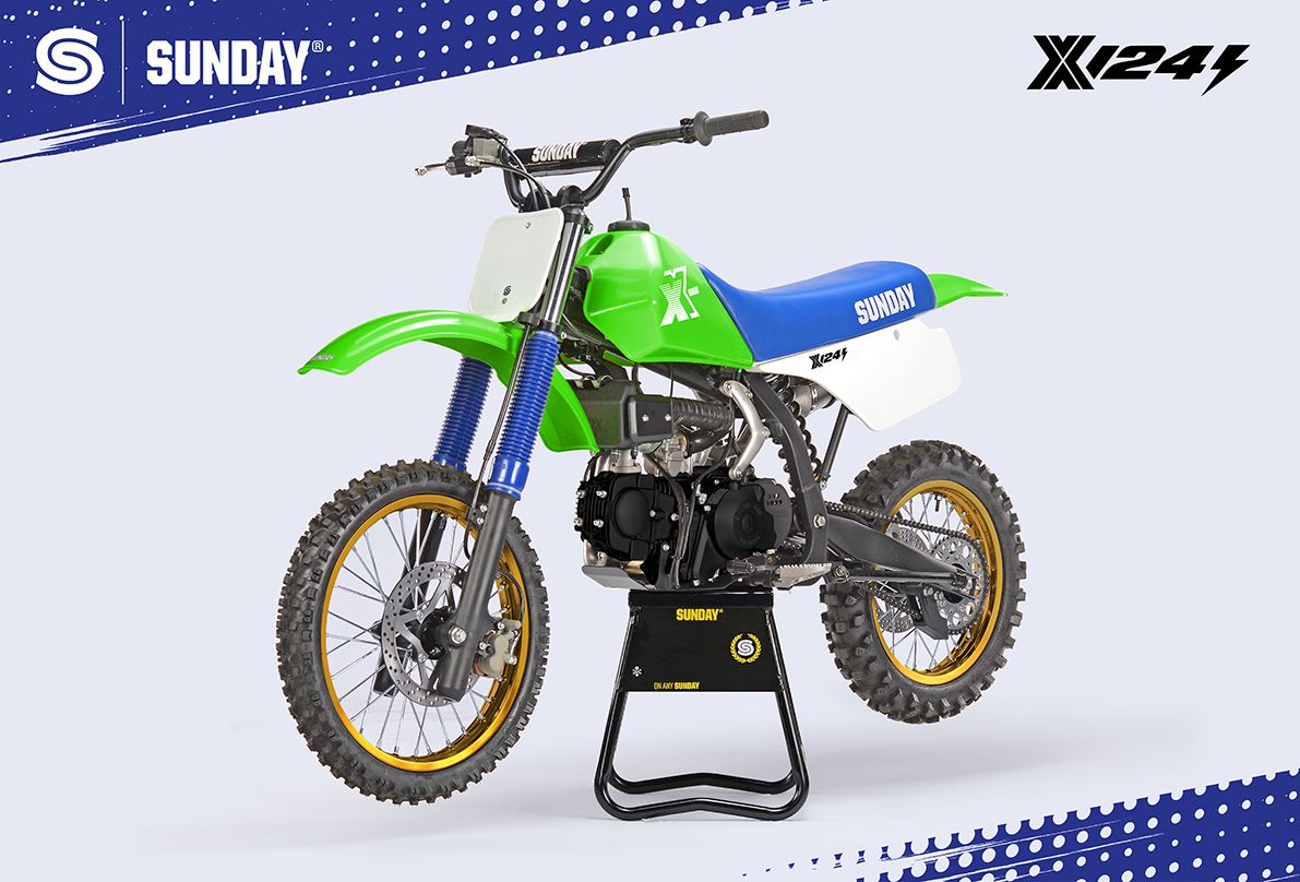 Pitbike YCF Sunday X 124SE – roheline 2026 - Pilt 3