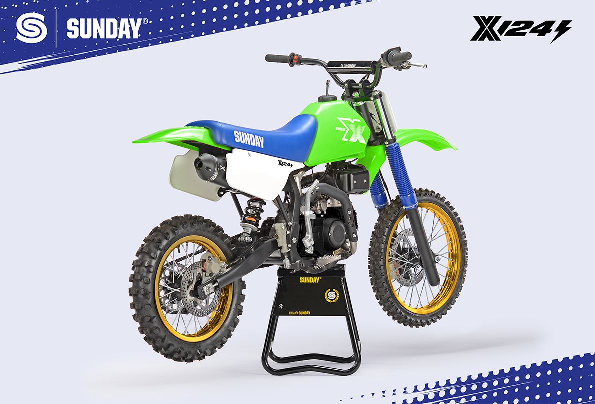 Pitbike YCF Sunday X 124SE – roheline 2026 - Pilt 5