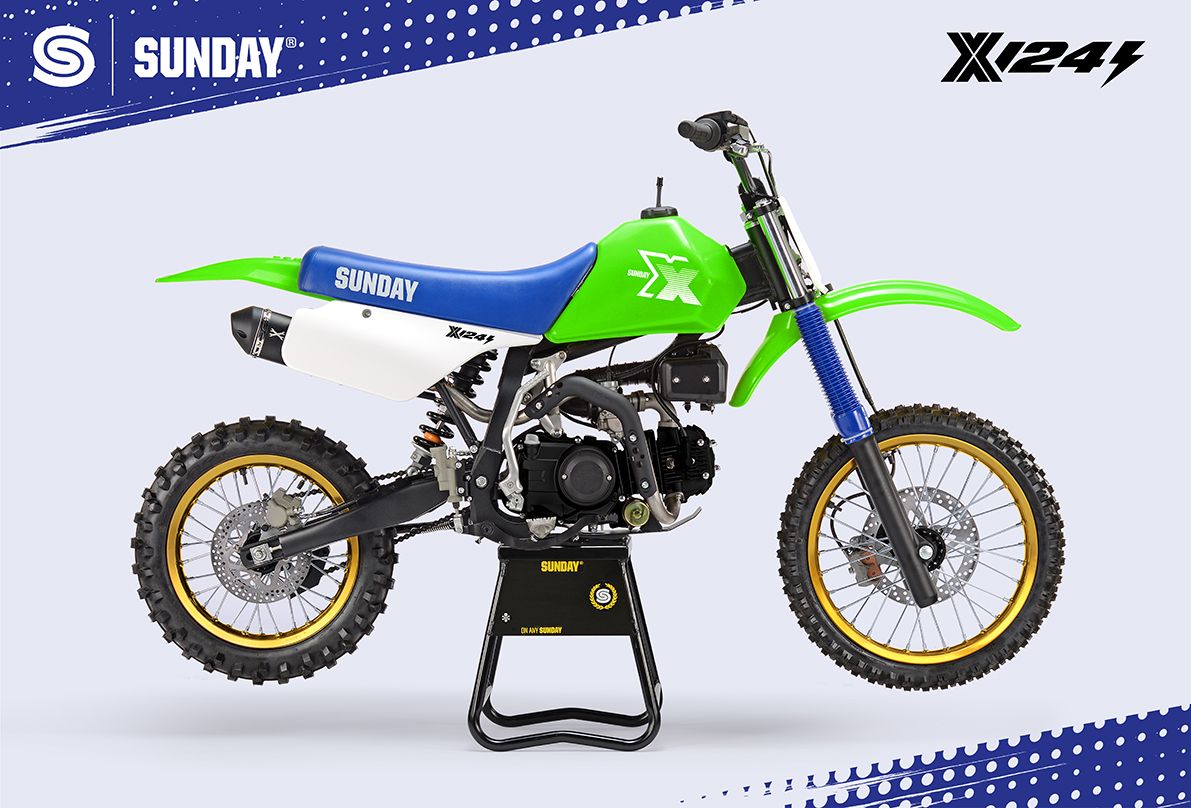 Pitbike YCF Sunday X 124SE – roheline 2026 - Pilt 6