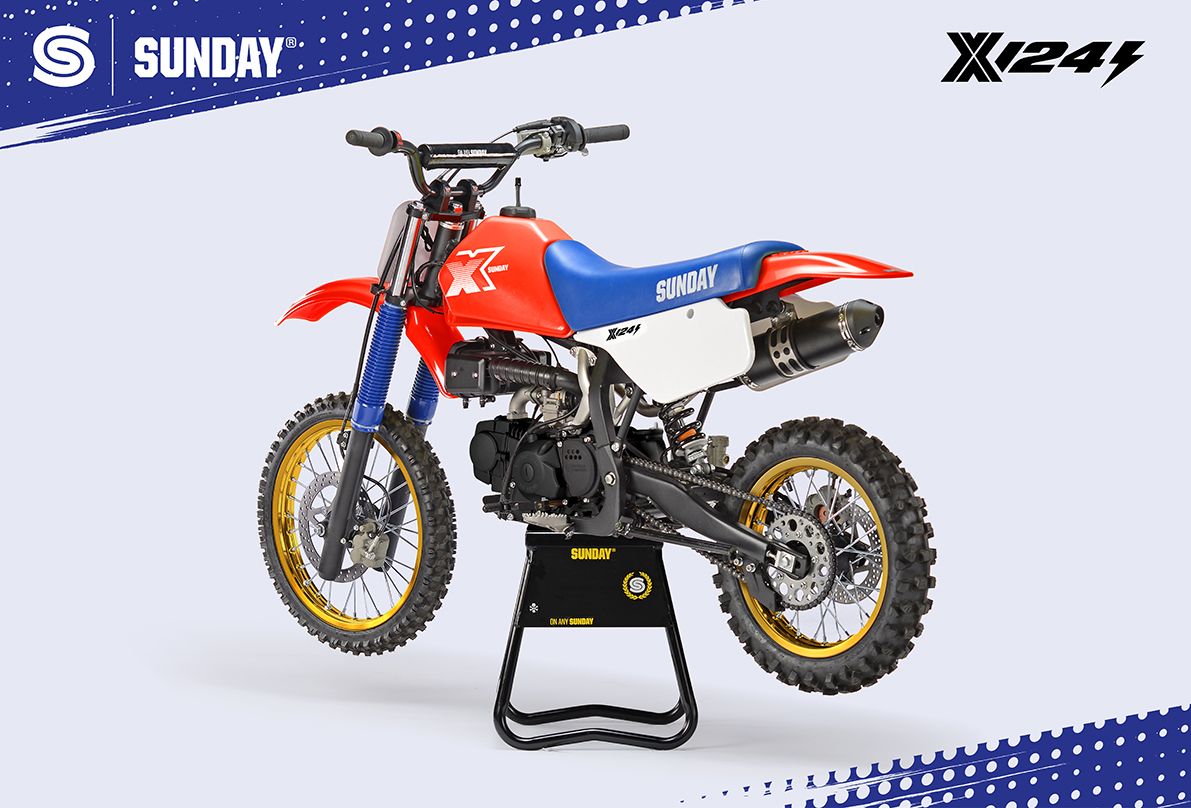 Pitbike YCF Sunday X 124SE – punane 2026 - Pilt 2
