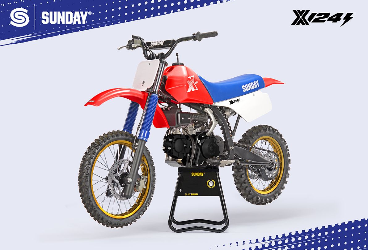 Pitbike YCF Sunday X 124SE – punane 2026 - Pilt 3