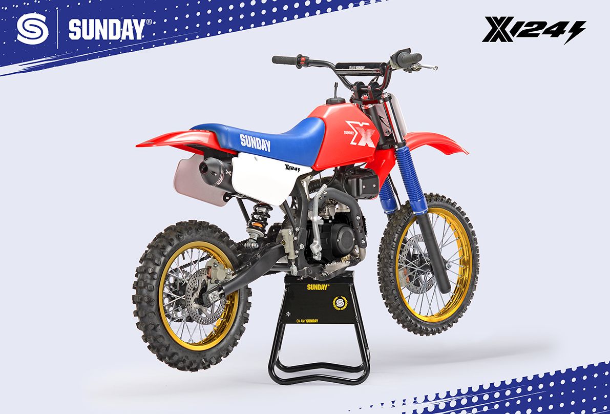 Pitbike YCF Sunday X 124SE – punane 2026 - Pilt 5