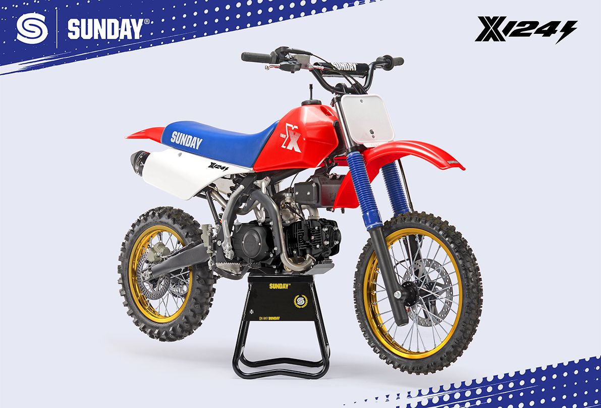 Pitbike YCF Sunday X 124SE – punane 2026