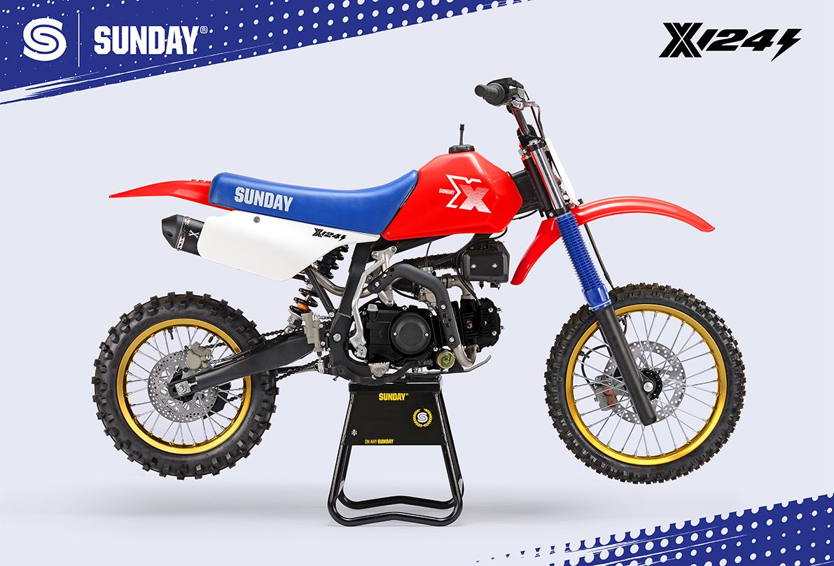 Pitbike YCF Sunday X 124SE – punane 2026 - Pilt 6