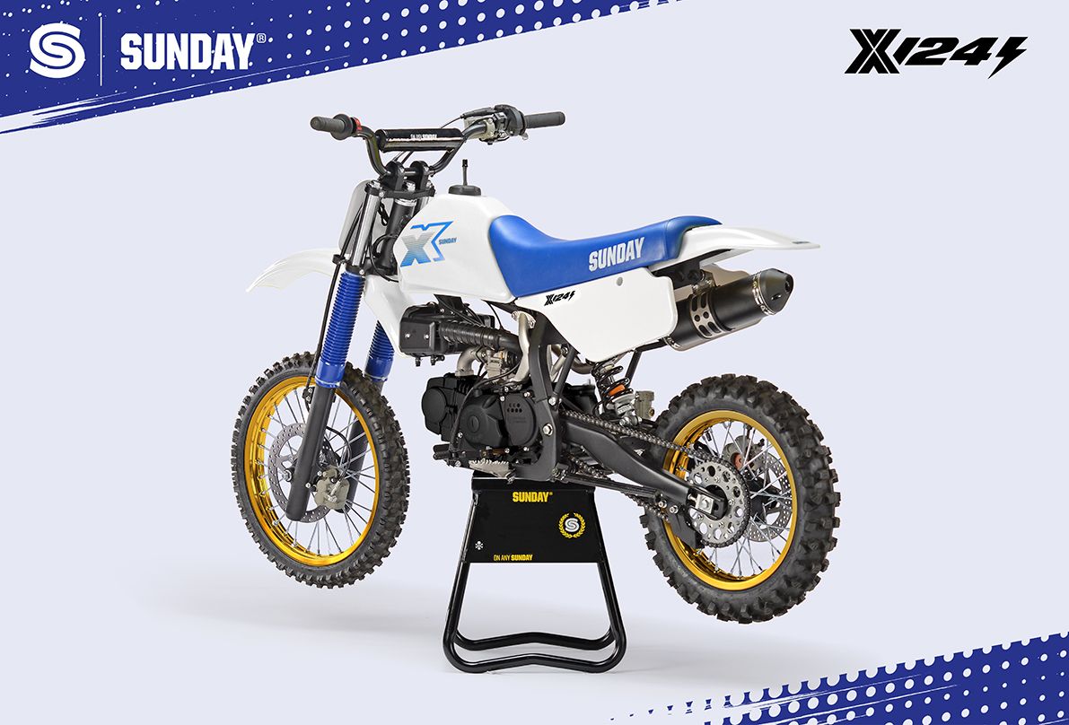 Pitbike YCF Sunday X 124SE – valge 2026 - Pilt 3