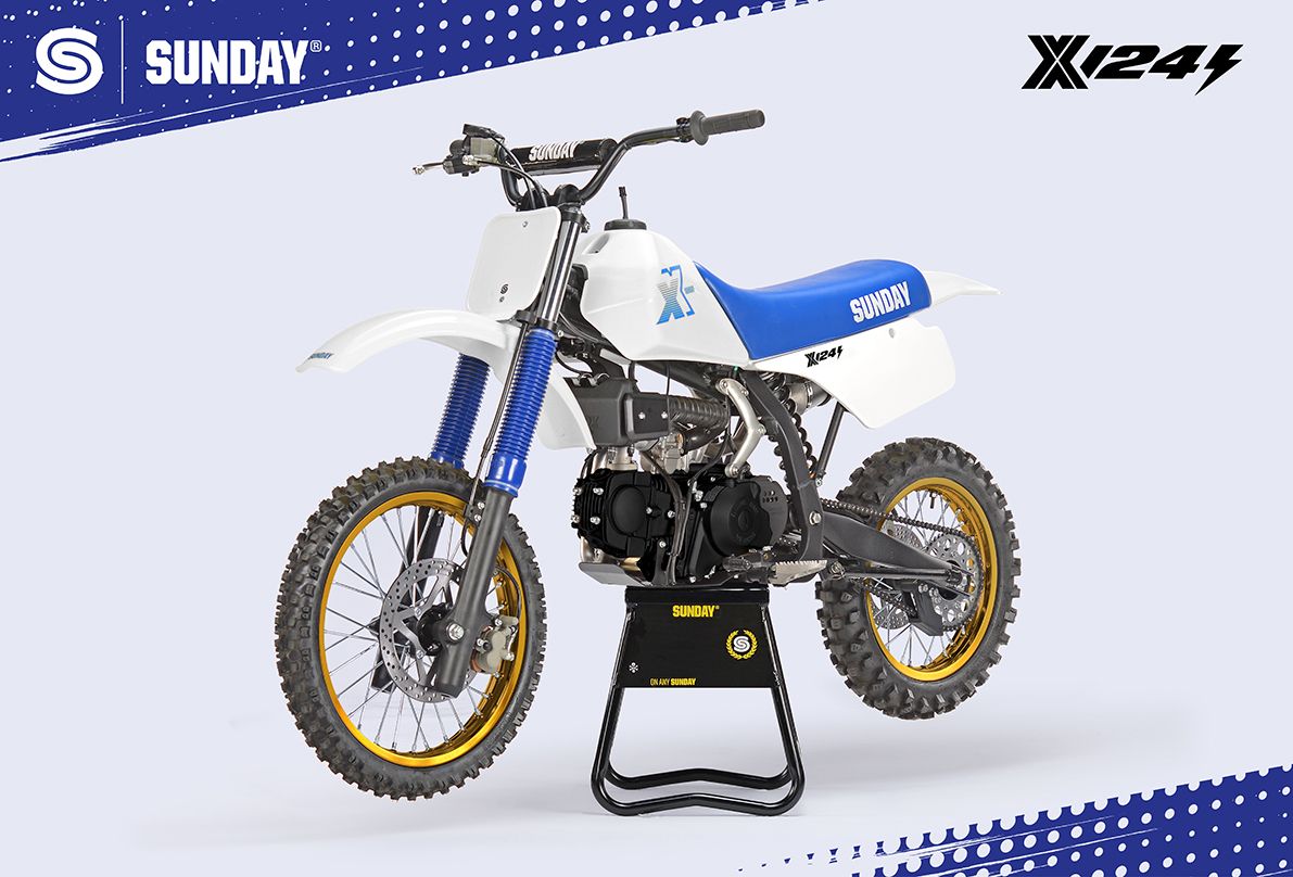 Pitbike YCF Sunday X 124SE – valge 2026 - Pilt 4