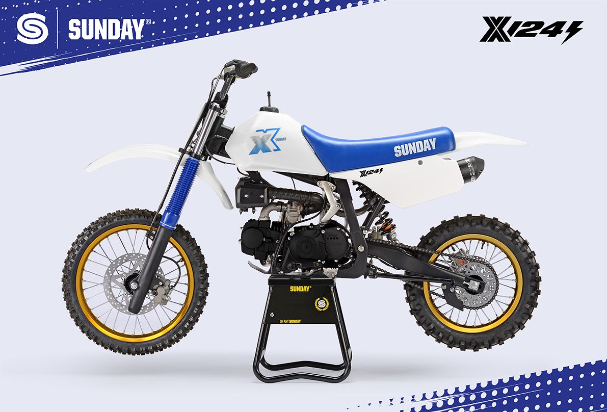 Pitbike YCF Sunday X 124SE – valge 2026 - Pilt 5