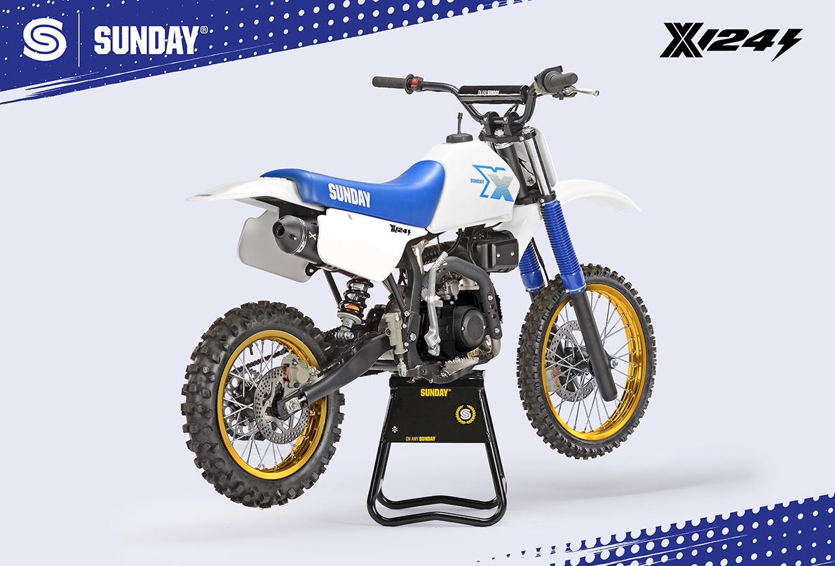 Pitbike YCF Sunday X 124SE – valge 2026 - Pilt 6