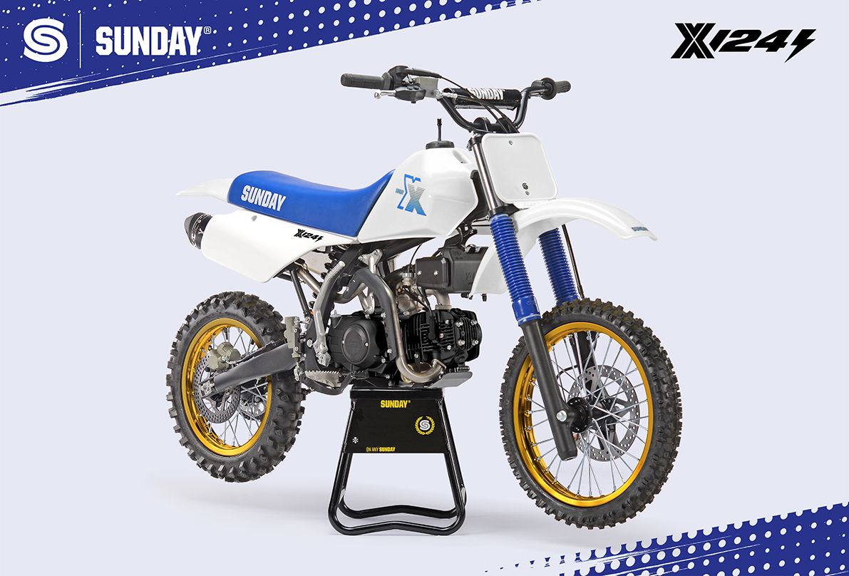 Pitbike YCF Sunday X 124SE – valge 2026