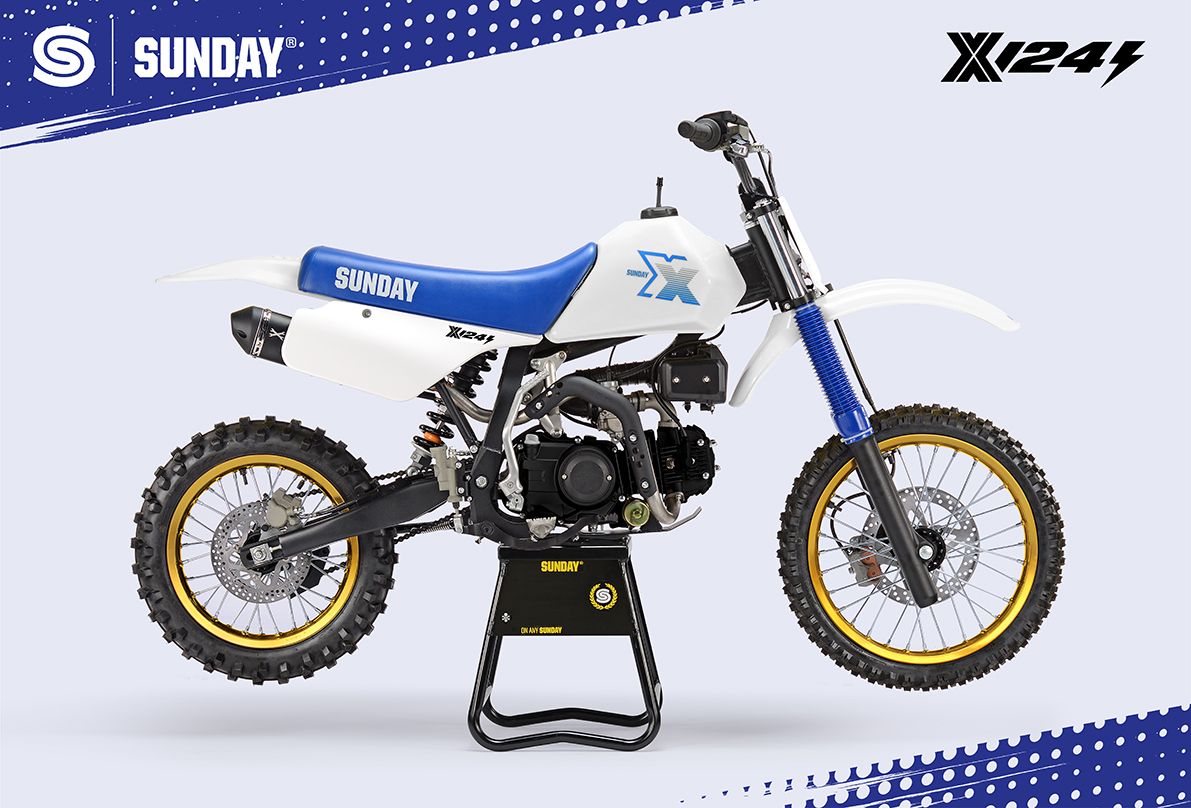 Pitbike YCF Sunday X 124SE – valge 2026 - Pilt 2